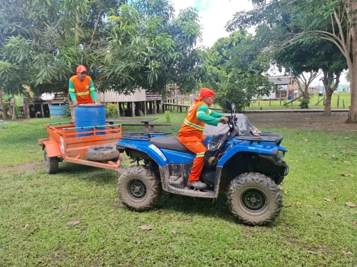Comunidades ribeirinhas discutem novo modelo de coleta de lixo em Porto Velho