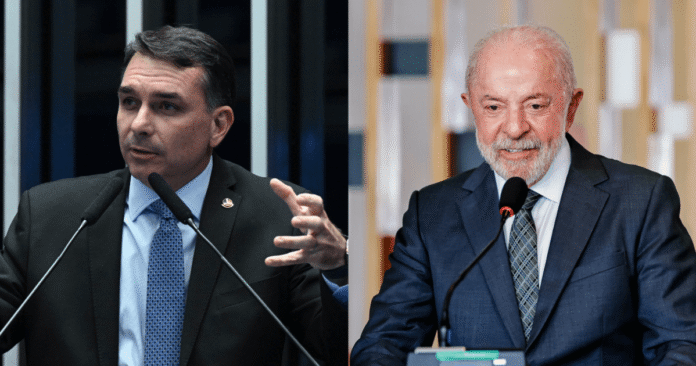 Quaest: Flávio é rejeitado por 52% dos eleitores; Lula, por 47%