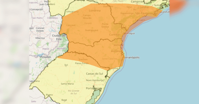 Ciclone extratropical ameaça região Sul com ventos de até 100 km/h
