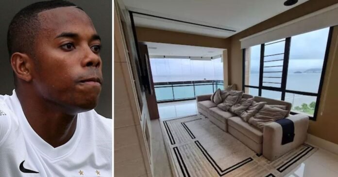 De R$ 11 milhões a R$ 9,99 milhões: por dentro da cobertura de 431 m² de Robinho em Santos que aguarda propostas após um ano sem moradores