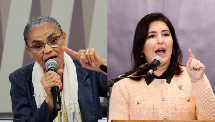 Tebet e Marina comemoram empate de Lula e Flávio no Datafolha