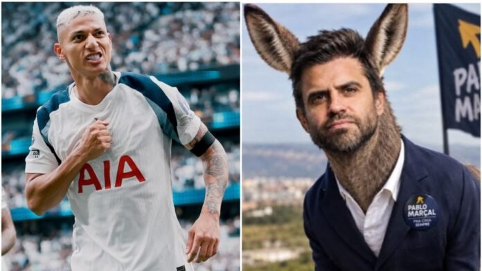 Richarlison publica foto de Pablo Marçal com corpo de burro