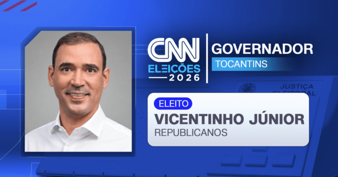 Vicentinho Júnior é eleito governador do Tocantins no 2º turno 