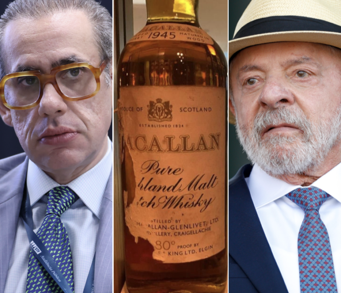 Vorcaro escolheu whisky de R$ 500 mil para presentear Lula