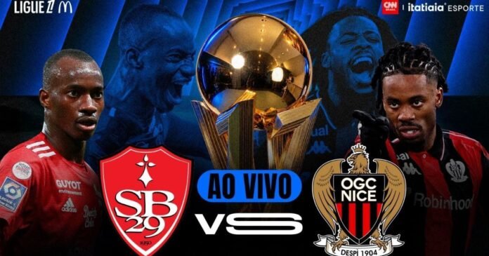 Brest x Nice: assista ao jogo da Ligue 1 ao vivo e com imagens