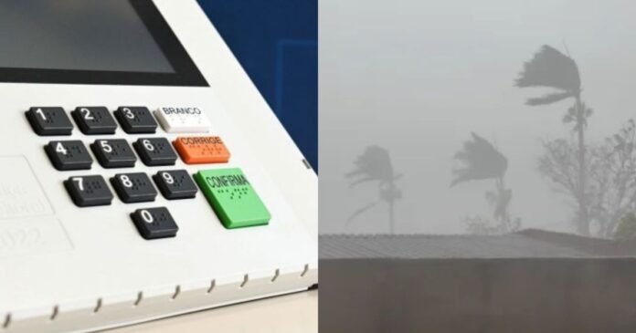 Fortes chuvas deixam mais de 160 pontos de votação sem energia em MG