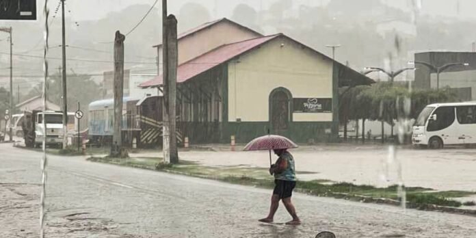 Chuvas permanecem intensas nas regiões Norte e Nordeste