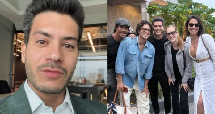 Arthur Aguiar detalha encontro de ex-“Rebeldes” no velório de Lua: “Lição”