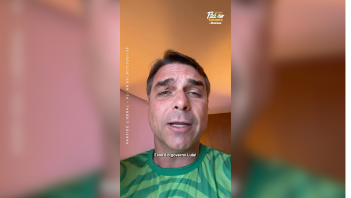 Flávio promete pacificar o Brasil e governar para todos