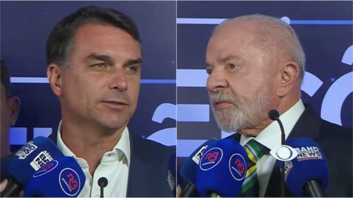 Flávio tem 52% dos votos válidos contra 48% de Lula, diz pesquisa