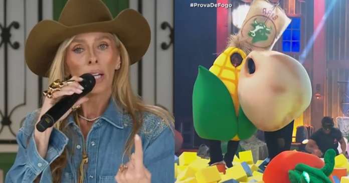“A Fazenda 18”: Adriane Galisteu debate sobre polêmica na Prova de Fogo