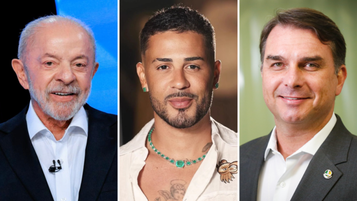 Após vídeo de Lula a Carlinhos, Flávio manda mensagem a influenciador