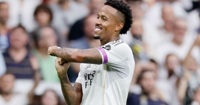 Éder Militão retorna ao Real Madrid após 180 dias afastado por lesão grave