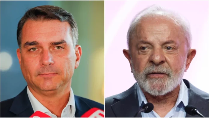 Flávio tem 52% contra 48% de Lula em votos válidos, diz pesquisa