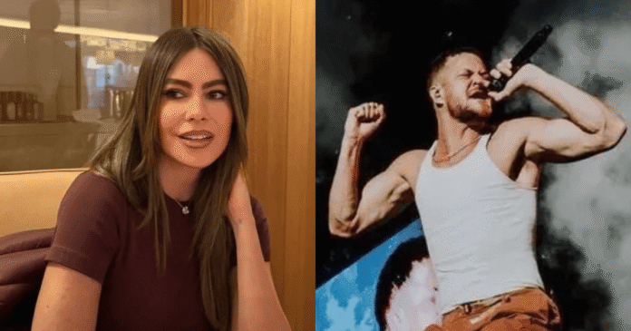 Sofía Vergara é flagrada em jantar romântico com cantor do Imagine Dragons