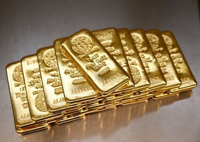 Ouro cai pressionado por juros dos Treasuries e preocupações com Fed