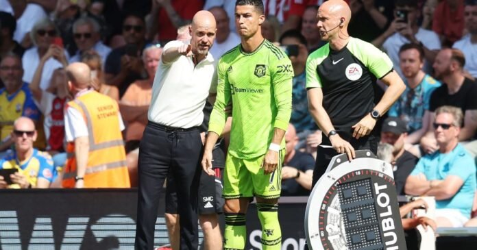 Ten Hag detona falta de dedicação de Cristiano Ronaldo: “Não corria”