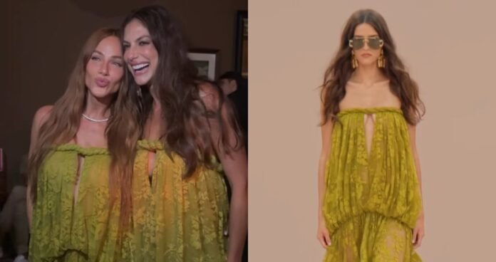 Vestido de Mari Gonzalez e Gio Ewbank é de grife usada por Margot Robbie