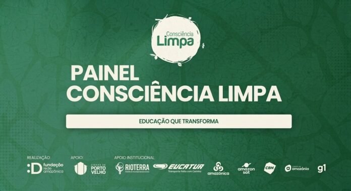 Bruno Lery, coordenador de Gestão Ambiental da Globo, participa do encerramento do Consciência Limpa em Porto Velho