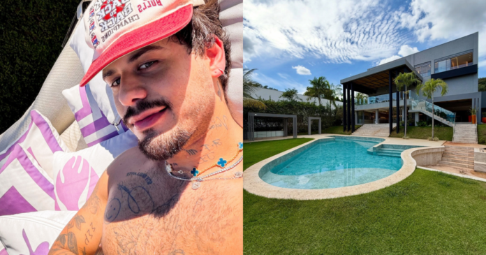 Zé Felipe aluga mansão de R$ 24 milhões em Goiânia; veja fotos